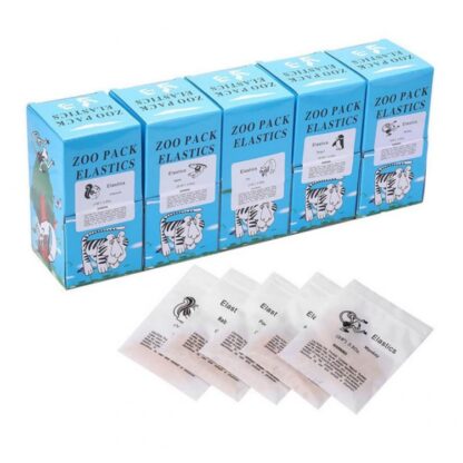 Dental orthodontic rubber bands, traction bands, transparent orthodontic rubber bands, orthodontic materials, oral consumables